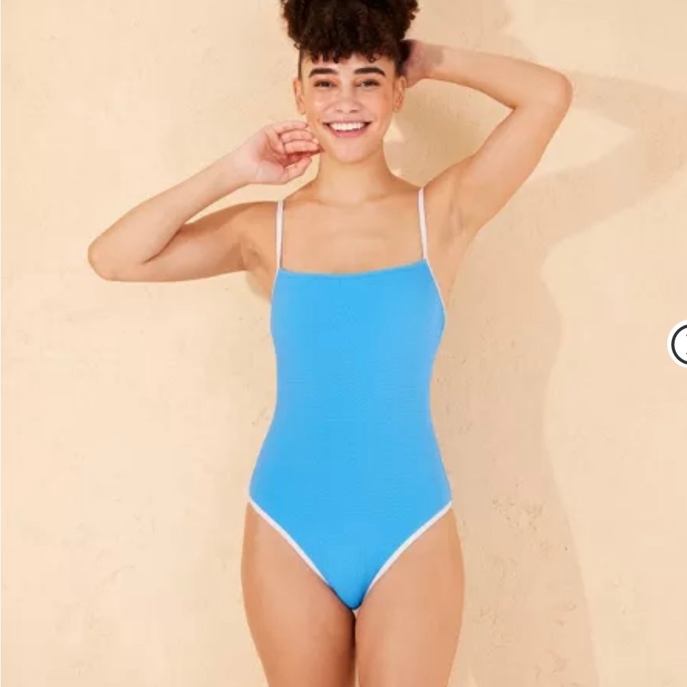 Blue Kids One Piece Swimsuit